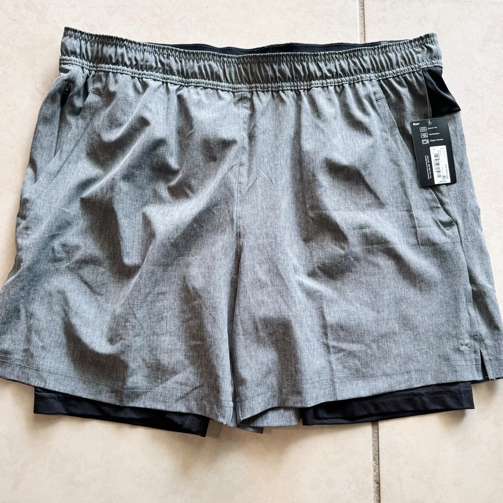 Xersion 2 in 1 Quick Dry Run Shorts